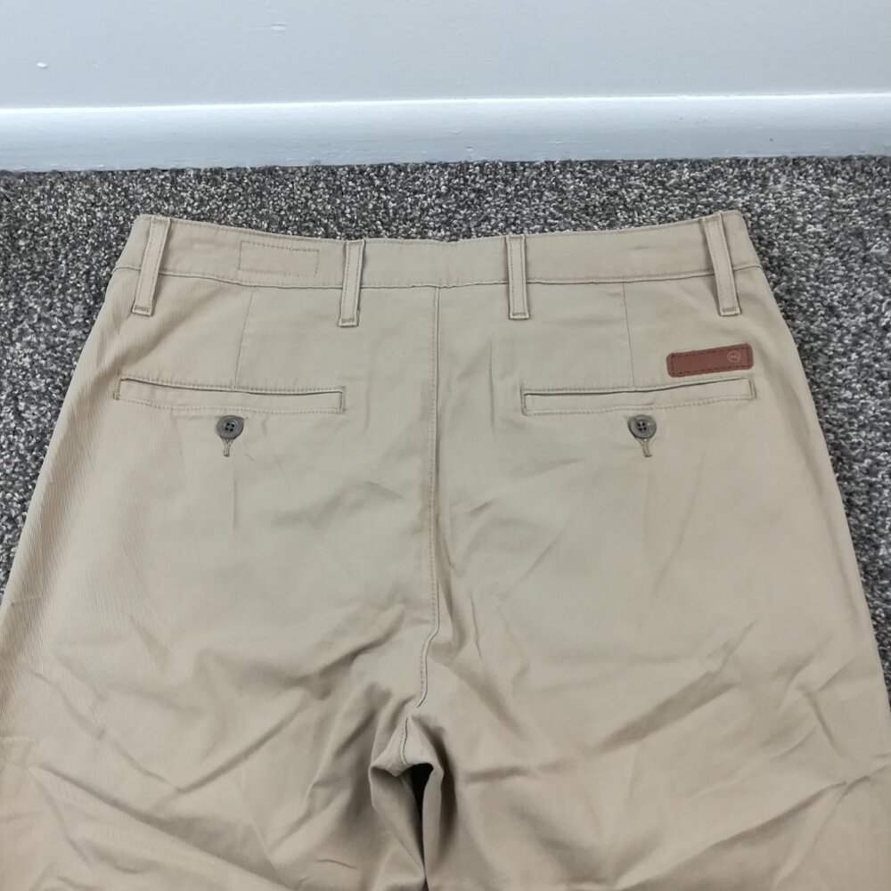 AG Adriano Goldschmied Pants Chino Beige Tan 32x30 Kullen Slim Fit Stretch - Picture 7 of 11